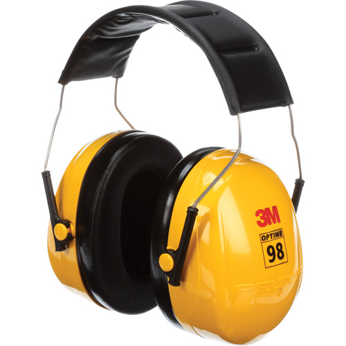 Peltor Optime 98 Series Earmuffs, Headband, 25 NRR dB Canadian Safety Group Inc.