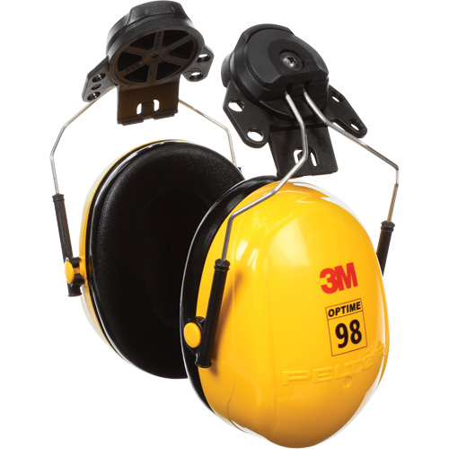 Serres-t&ecirc;tes de s&eacute;rie Peltor Optime 98, Fixation pour casque, 23 NRR dB Canadian Safety Group Inc.