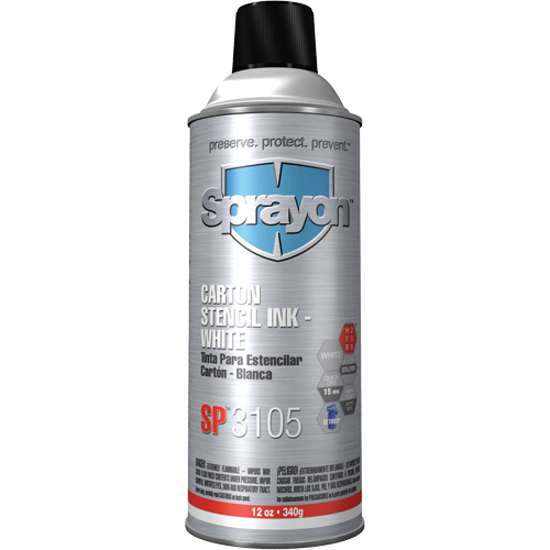 Encre &agrave; pochoir en carton de s&eacute;rie SP3100 Canadian Safety Group Inc.