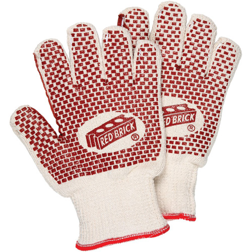 Red Brick&reg; Reversible Terrycloth Gloves, Cotton, Double Sided, 10 Gauge, Small Canadian Safety Group Inc.