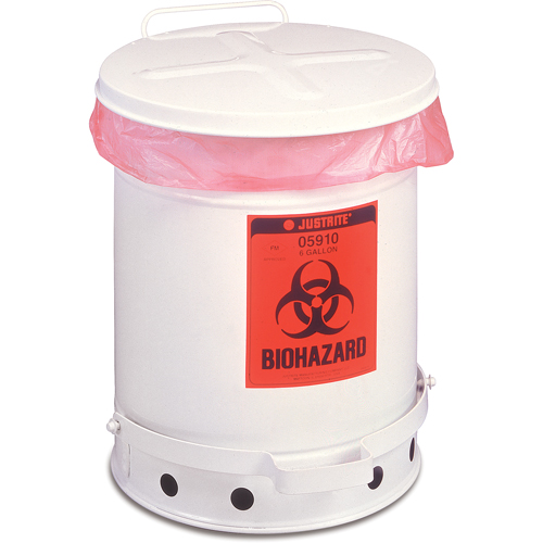 Biohazard Waste Container, 6 gal Capacity Canadian Safety Group Inc.