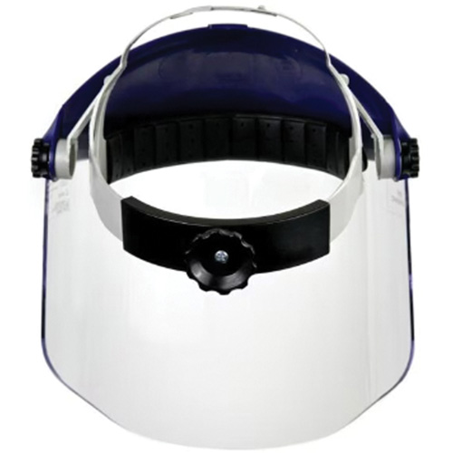 Ratchet Headgear with Faceshield, Polycarbonate, Ratchet Suspension Canadian Safety Group Inc.