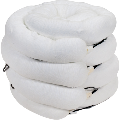 Premium Sorbent Boom, Oil Only, 10' L x 5" W, 35 Gal. Absorbancy, 4 /Pack Canadian Safety Group Inc.