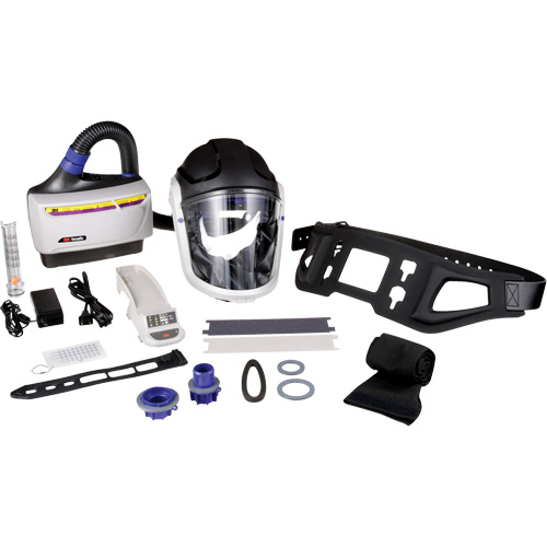 Versaflo Powered Air Purifying Respirator TR-600 Heavy Industrial Kit, Hard Hat & Faceshield, Lithium-Ion Battery Canadian Safety Group Inc.