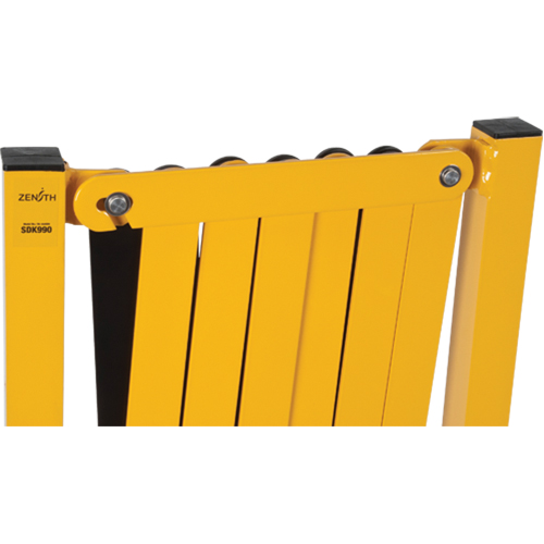 Barri&egrave;re extensible, 37" h x 11' lo, Noir/Jaune Canadian Safety Group Inc.