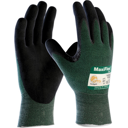 Gants en tricot sans coutures MaxiFlex Cut ATG, Taille T-petit, Calibre 15, Rev&ecirc;tement Mousse de nitrile, Enveloppe en Poly&eacute;thyl&egrave;ne, ANSI/ISEA 105 niveau 2/EN 388 niveau 3 Canadian Safety Group Inc.