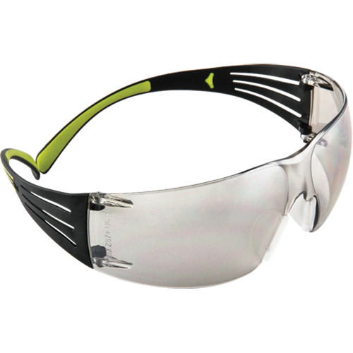 Lunettes de s&eacute;curit&eacute; SecureFit s&eacute;rie 400, Lentille Miroir int&eacute;rieur/ext&eacute;rieur, Anti-&eacute;gratignures, ANSI Z87+/R&eacute;pond ou surpasse la norme CSA Z94.3 Canadian Safety Group Inc.
