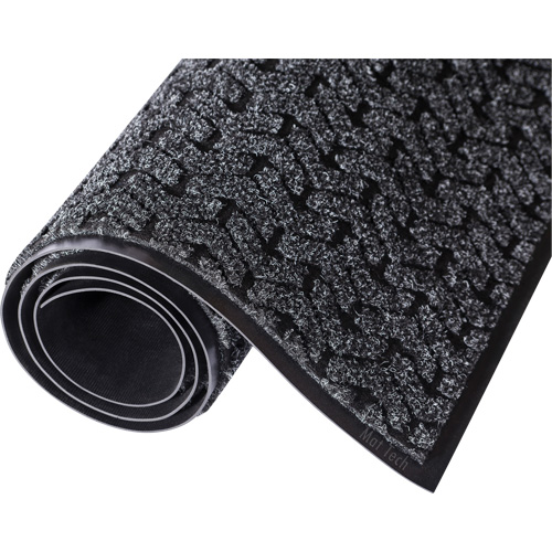 Tire-Track Entrance Mat, Wiper/Scraper, 4' x 6' x 3/8", Charcoal Canadian Safety Group Inc.