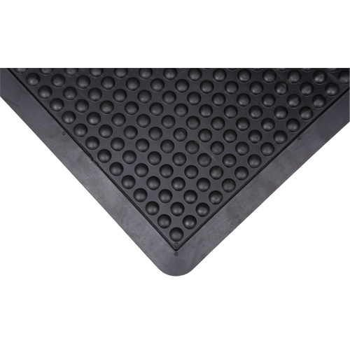 Anti-Fatigue Dome Matting, Bubbled, 2' x 3' x 1/2", Black, Rubber Canadian Safety Group Inc.