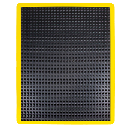 Anti-Fatigue Dome Matting, Bubbled, 2' x 3' x 1/2", Black, Rubber Canadian Safety Group Inc.