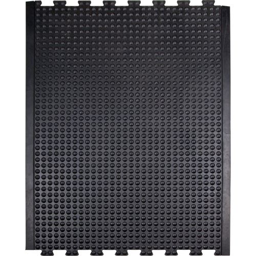 Tapis antifatigue en d&ocirc;me, &agrave; bulles, 3' x 4' x 1/2", Noir, Caoutchouc Canadian Safety Group Inc.