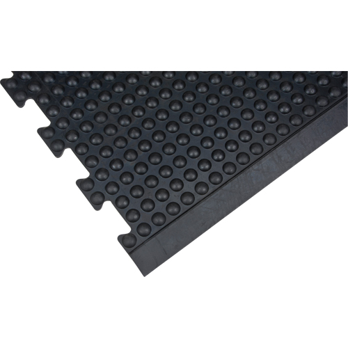Tapis antifatigue en d&ocirc;me, &agrave; bulles, 3' x 4' x 1/2", Noir, Caoutchouc Canadian Safety Group Inc.
