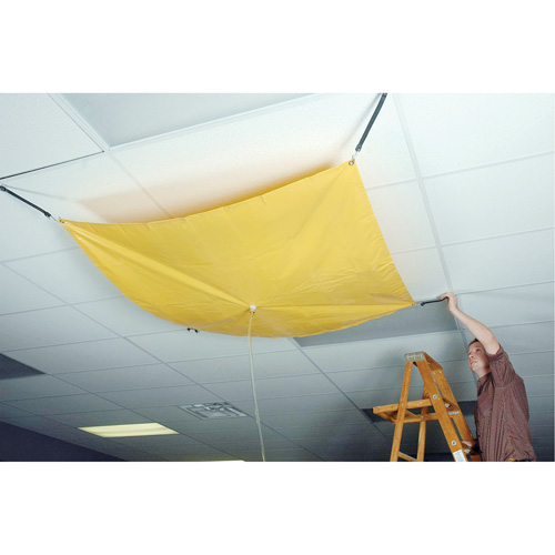 Ultra-Drip Diverter&reg; Roof Drip Diverter, 7' L x 7' W, Vinyl Canadian Safety Group Inc.