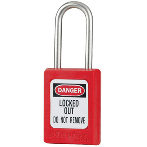 S31 Zenex Safety Padlocks, Red, Keyed Alike, Thermoplastic, 1-3/8" Width Canadian Safety Group Inc.