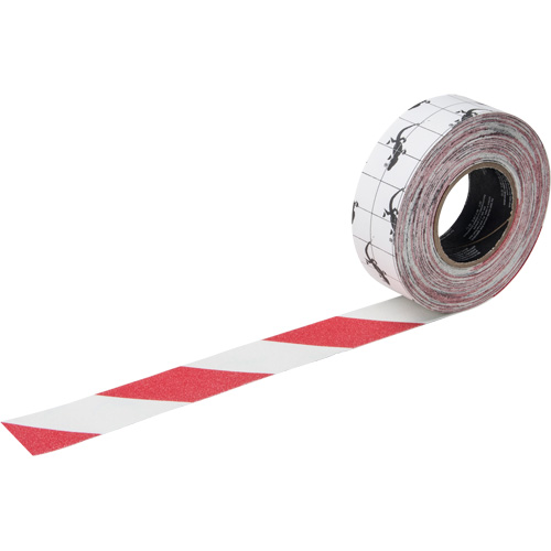 Premium Anti-Skid Tape, 2" x 60', Red & White Canadian Safety Group Inc.