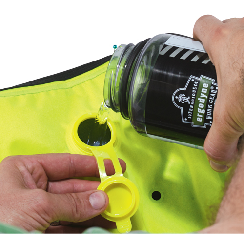 Vestes refroidissantes &agrave; &eacute;vaporation s&egrave;che Chill-Its 6685, T-Grand, Jaune lime haute visibilit&eacute; Canadian Safety Group Inc.