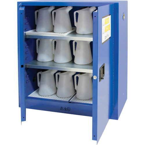 Corrosive Liquids Cabinet, 30 gal., 43" x 44" x 18" Canadian Safety Group Inc.