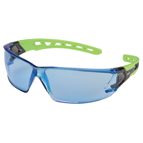 Lunettes de s&eacute;curit&eacute; s&eacute;rie Z2500, Lentille Bleu, Anti-&eacute;gratignures, ANSI Z87+/R&eacute;pond ou surpasse la norme CSA Z94.3 Canadian Safety Group Inc.