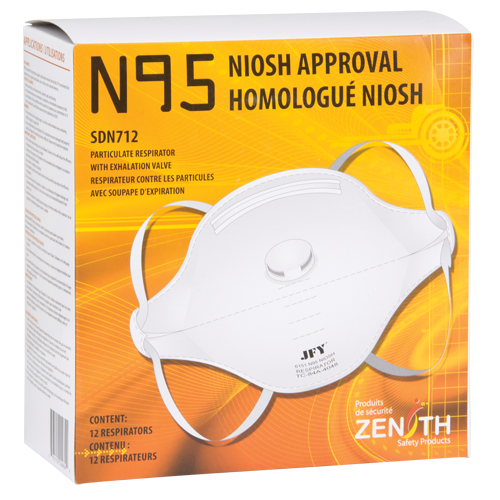 Respirateur contre les particules, N95, Certifi&eacute; NIOSH, Moyen/grand Canadian Safety Group Inc.