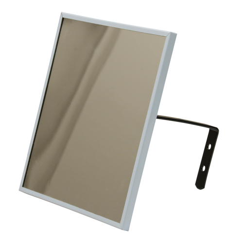 Flat Mirror, 12" H x 12" W, Framed Canadian Safety Group Inc.