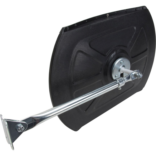 Roundtangular Convex Mirror with Telescopic Arm, 12" H x 18" W, Indoor/Outdoor Canadian Safety Group Inc.