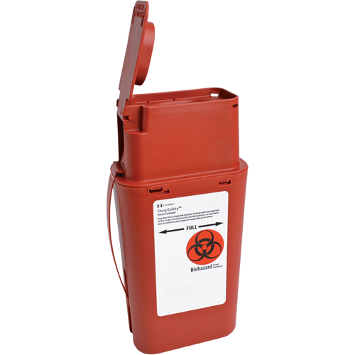 Contenant de transport pour articles pointus/tranchants Canadian Safety Group Inc.