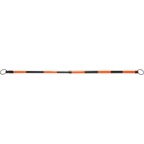 Retractable Cone Bar, 7' 5" Extended Length, Black/Orange Canadian Safety Group Inc.