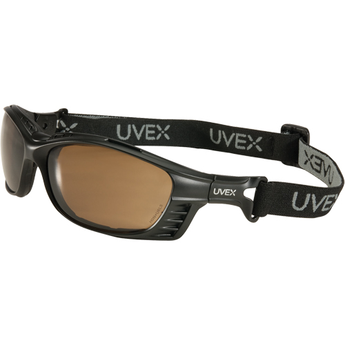 Lunettes de s&eacute;curit&eacute; Uvex Livewire avec lentilles HydroShield, Lentille Espresso, Antibu&eacute;e, R&eacute;pond ou surpasse la norme CSA Z94.3 Canadian Safety Group Inc.