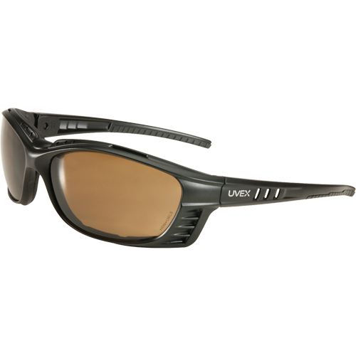 Lunettes de s&eacute;curit&eacute; Uvex Livewire avec lentilles HydroShield, Lentille Espresso, Antibu&eacute;e, R&eacute;pond ou surpasse la norme CSA Z94.3 Canadian Safety Group Inc.