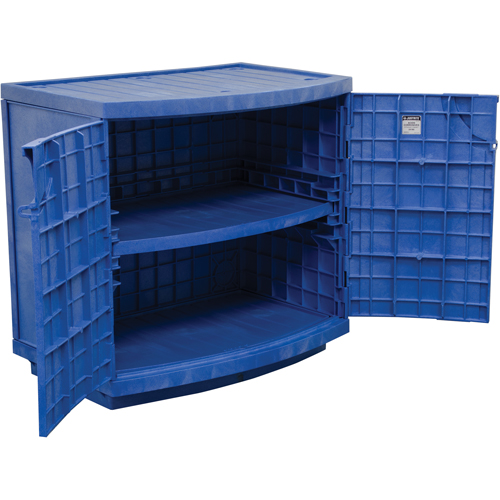 Polyethylene Corrosive/Acid Cabinet, 24 gal., 36" x 35" x 25" Canadian Safety Group Inc.