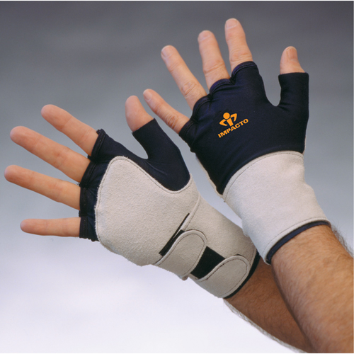 Anti-Impact Glove With Wrist Support, Medium, Grain Leather Palm, Slip-On Cuff Canadian Safety Group Inc.