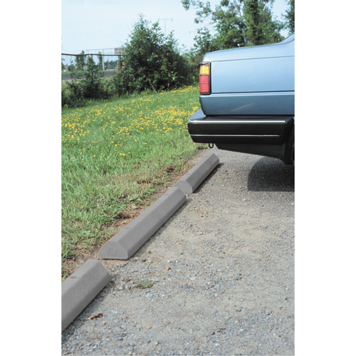 Butoirs pour voitures, Plastique, 6' l, Gris Canadian Safety Group Inc.