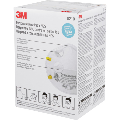 8210 Particulate Respirators, N95, NIOSH Certified Canadian Safety Group Inc.