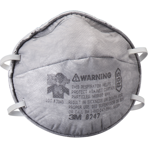 Respirateurs contre les particules 8247, R95, Certifi&eacute; NIOSH Canadian Safety Group Inc.