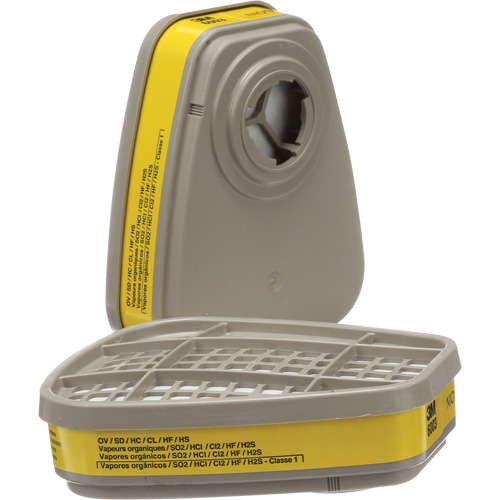 6000 Series Respirator Cartridges, Gas/Vapour Cartridge, Organic Vapour/Acid Gas Canadian Safety Group Inc.