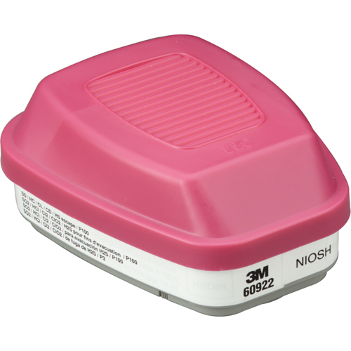Cartouches pour respirateur s&eacute;rie 6000, Cartouche gaz/vapeur, Gaz acide/P100 Canadian Safety Group Inc.
