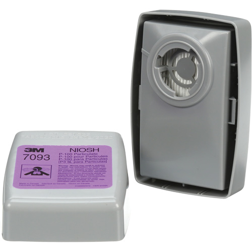 Filtres pour respirateur 7093, Filtre contre les particules, Filtre P100 Canadian Safety Group Inc.