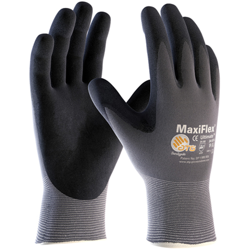 Gants MaxiFlex Ultimate ATG, 6/T-petit, R&ecirc;vetement Mousse de nitrile, Calibre 15, Enveloppe en Nylon Canadian Safety Group Inc.