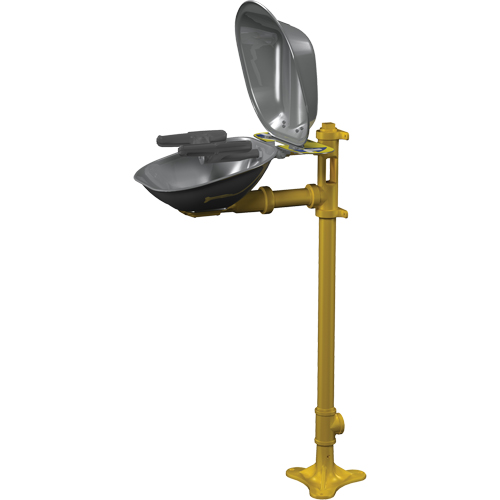 Halo Face/Eyewash Stations, Pedestal Installation, Stainless Steel Bowl Canadian Safety Group Inc.