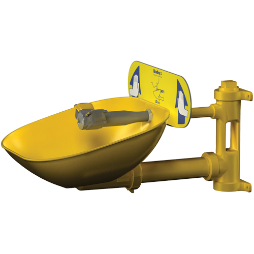 Halo Eyewash Stations, Wall-Mount Installation, Plastic Bowl Canadian Safety Group Inc.