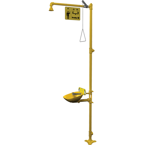 Halo Combination Emergency Shower & Eyewash Station Canadian Safety Group Inc.