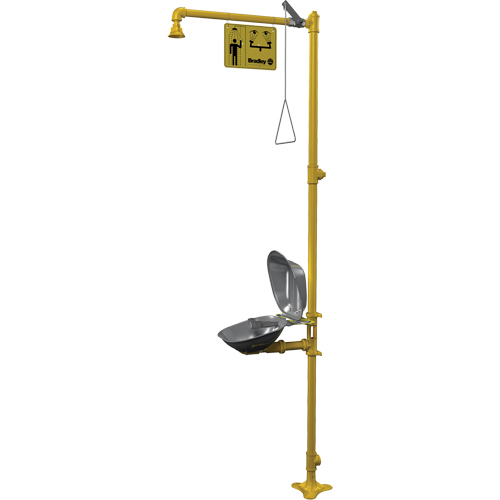 Halo Combination Emergency Shower & Eyewash Station Canadian Safety Group Inc.