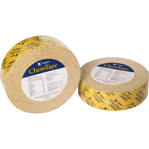 ChemTape&reg; Chemical-Resistant Tape, 50.8 mm (2") x 50 m (164'), Yellow Canadian Safety Group Inc.