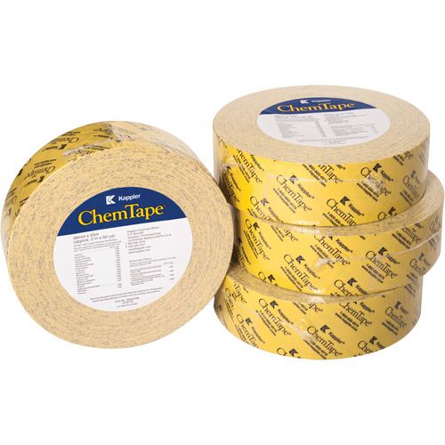 ChemTape&reg; Chemical-Resistant Tape, 50.8 mm (2") x 50 m (164'), Yellow Canadian Safety Group Inc.