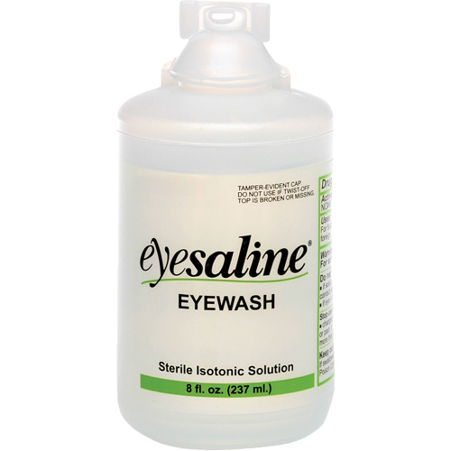 Saline Eyewash Bottles, Full Bottle, 8 oz. Canadian Safety Group Inc.