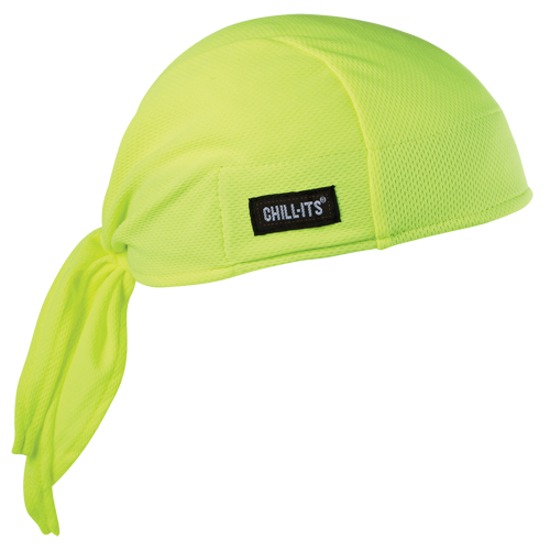 Chill-Its&reg; 6615 Cooling Dew Rags, High Visibility Lime-Yellow Canadian Safety Group Inc.