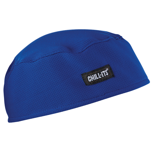 Chill-Its&reg; 6630 Cooling Skull Caps, Blue Canadian Safety Group Inc.