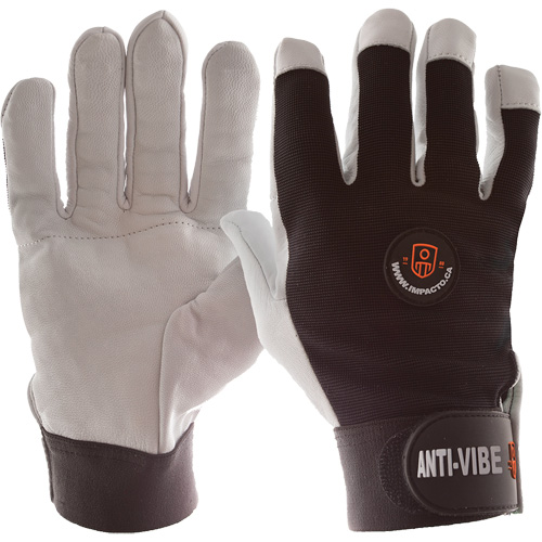 Anti-Vibration Air Glove&reg;, Size Medium, Pearl Leather Palm Canadian Safety Group Inc.
