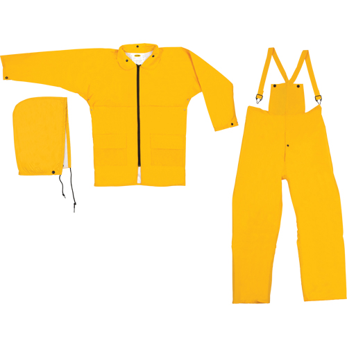 Natpac Rain Suit, Nylon, Small, Yellow Canadian Safety Group Inc.