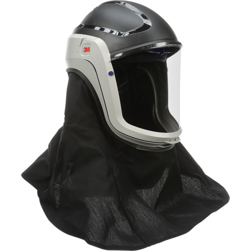 Assemblage de casque Versaflo avec visi&egrave;re de premi&egrave;re qualit&eacute; et enveloppe r&eacute;sistante aux flammes, Universel, Casque rigide, Bavette Simple Canadian Safety Group Inc.